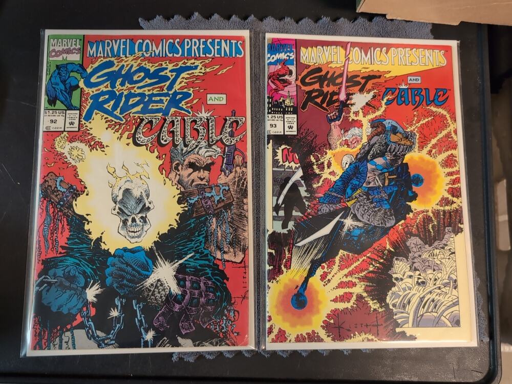 Marvel Comics Presented Ghost Rider and Cable #92 93 Lot (2)